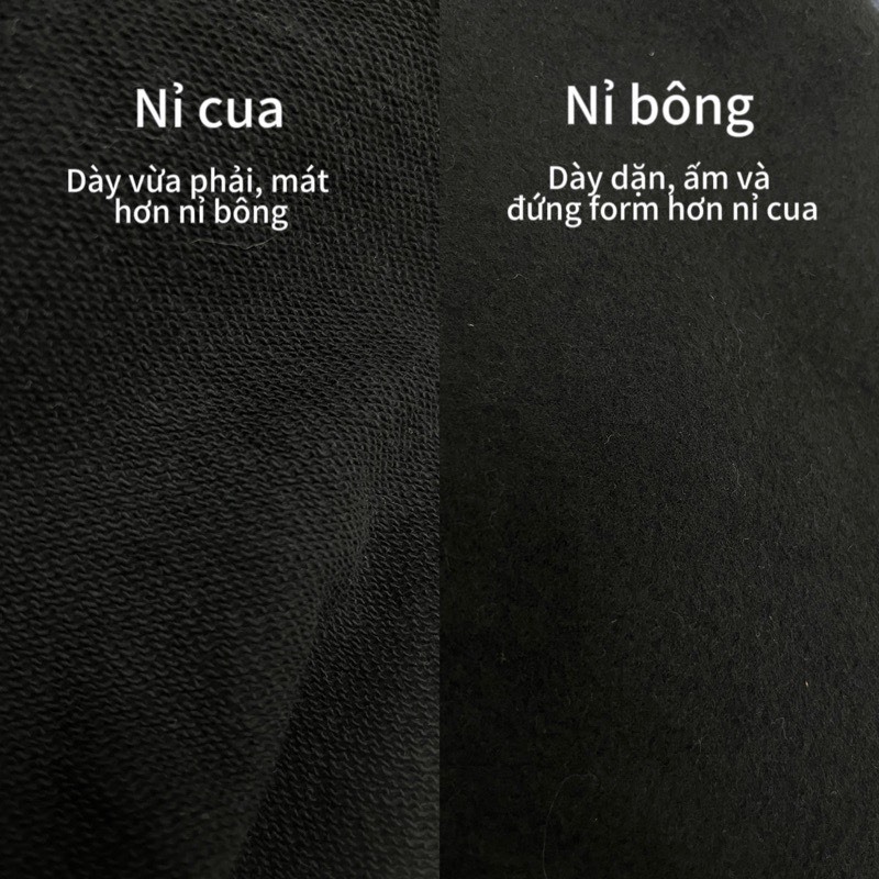 ÁO HOODIE ZIP NỈ BÔNG KHÓA KÉO MIGCOOL, ÁO KHOÁC FORM RỘNG DÂY KÉO BASIC
