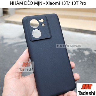 Ốp Lưng Dẻo Chống Bẩn Xiaomi 13T/ 13T Pro, Xiaomi 14T/ 12T/ 12T Pro Nhám Mịn Không Bám VÂN TAY, TPU ĐEN Bảo Vệ Camera