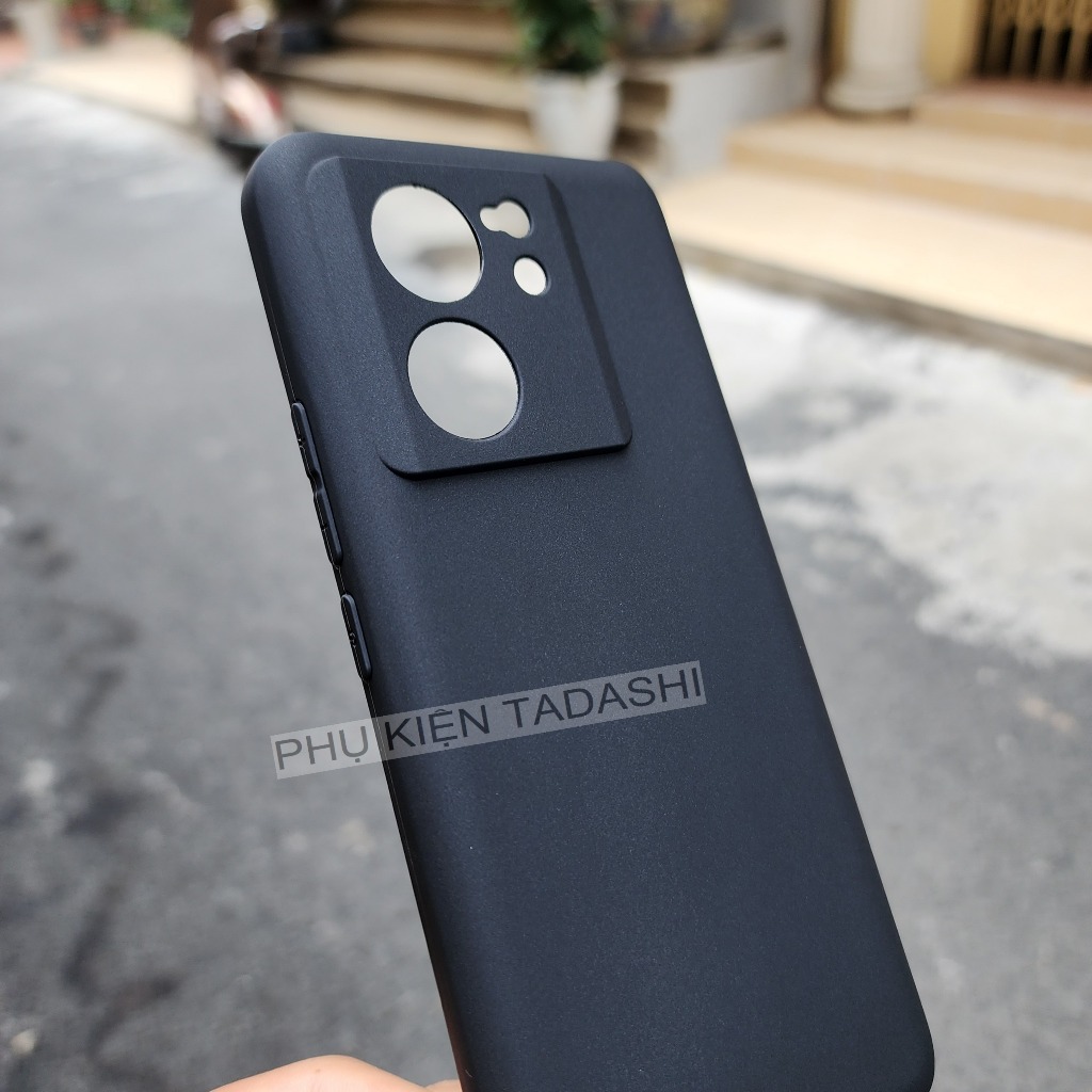 Ốp Lưng Dẻo Chống Bẩn Xiaomi 13T/ 13T Pro, Xiaomi 12T/ 12T Pro Nhám Mịn Không Bám VÂN TAY, TPU ĐEN Bảo Vệ Camera