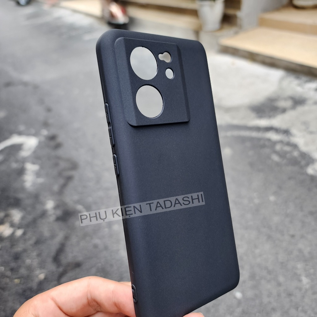 Ốp Lưng Dẻo Chống Bẩn Xiaomi 13T/ 13T Pro, Xiaomi 12T/ 12T Pro Nhám Mịn Không Bám VÂN TAY, TPU ĐEN Bảo Vệ Camera