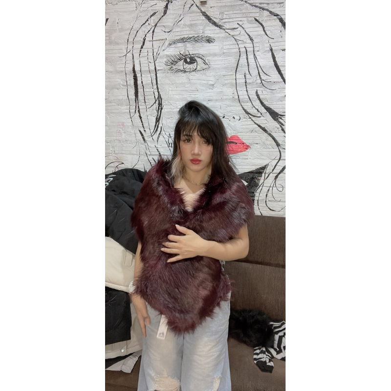 Khăn choàng lông sang trọng ấm áp