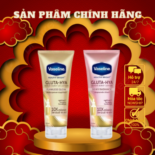 Serum Vaseline Gluta-Hya Dưỡng Da Sáng Mịn Sau 7 Ngày 330 ML - GTB Beauty
