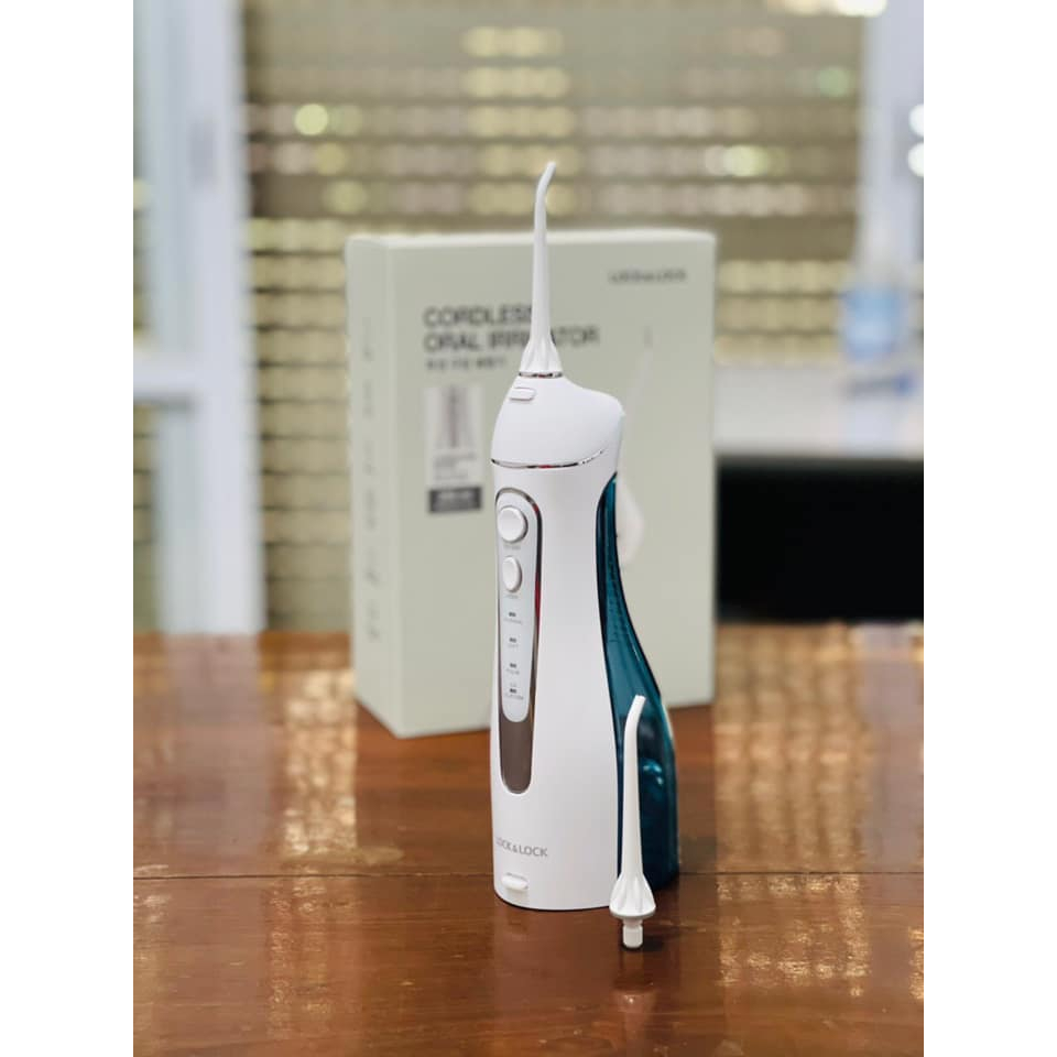 Máy tăm nước không dây Lock&Lock Cordless Oral Irrigator ENR156BLU 200ml