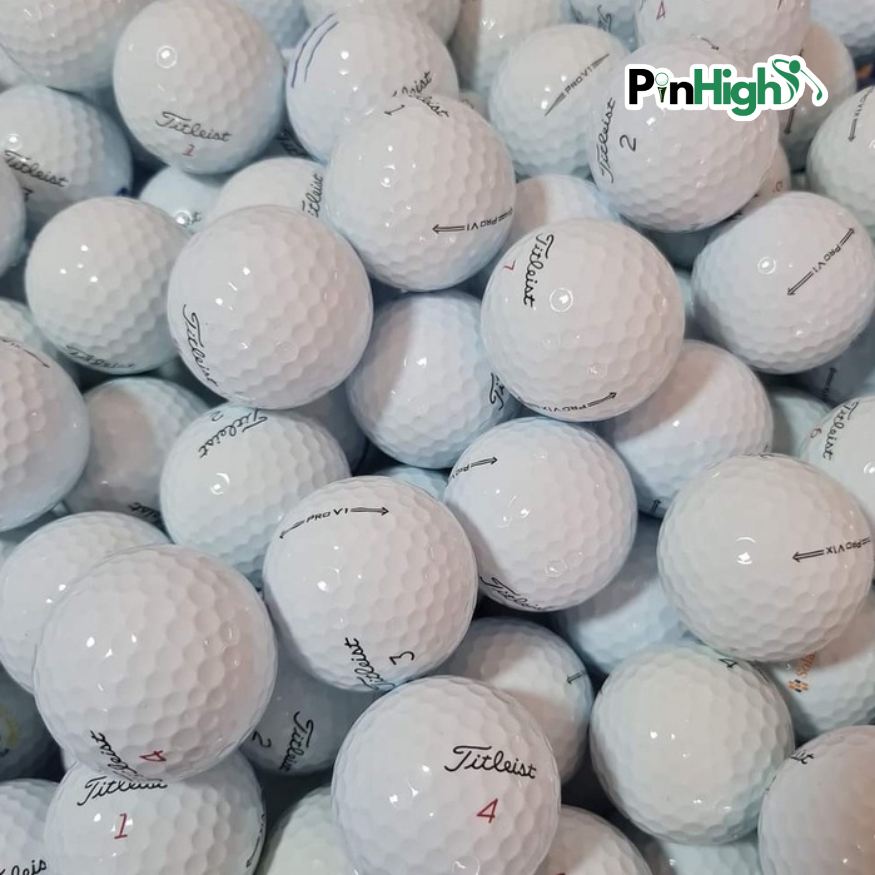 Bóng Golf cũ, bóng tập golf 4 lớp chính hãng, bóng đã qua sử dụng, độ mới cao Pinhigh