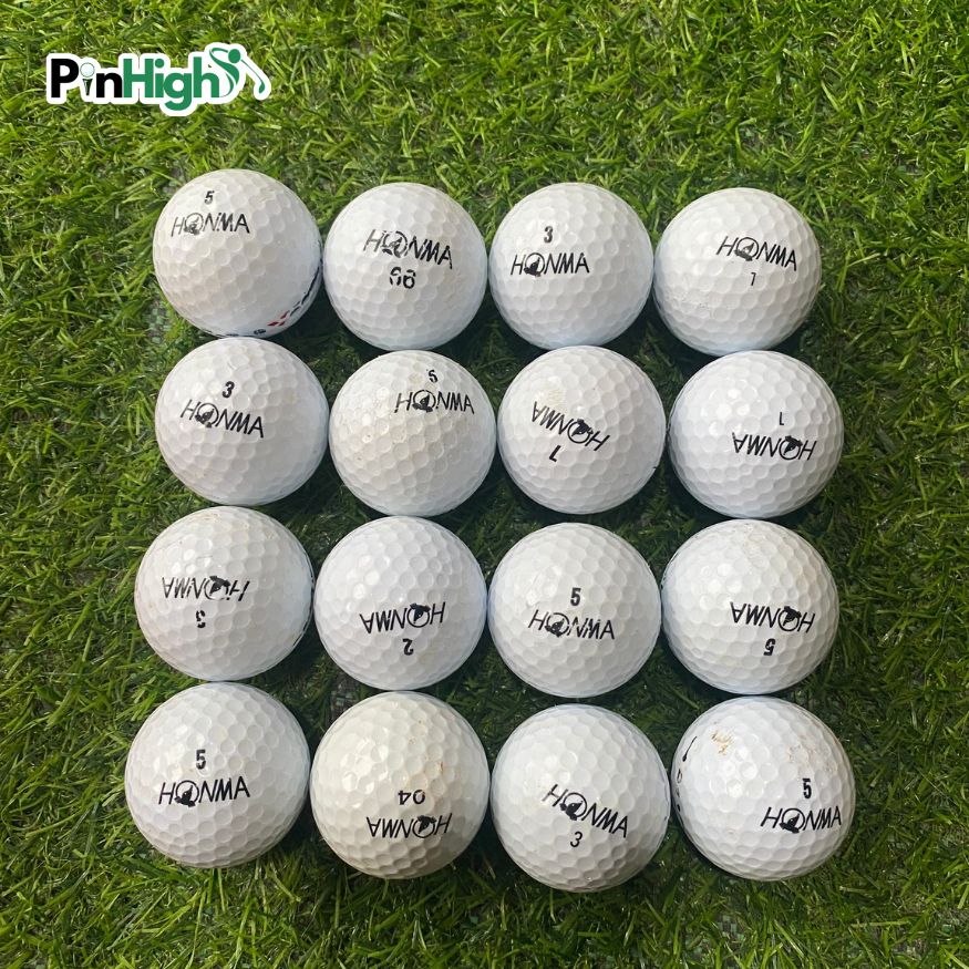 Bóng Golf cũ, bóng tập golf 4 lớp chính hãng, bóng đã qua sử dụng, độ mới cao Pinhigh