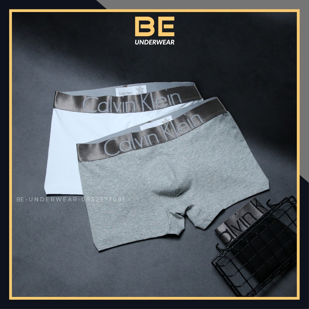 Quần lót nam, COMBO 3 quần sịp nam boxer đùi thun cotton cao cấp thiết kế sang trọng tinh tế Be Underwear CA4
