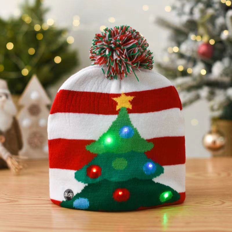 Mũ len Noel Nón len Giáng sinh Christmas Noel Cho Bé trẻ em Và Nam nữ Unisex Dệt kim Giữ ấm Thu Đông