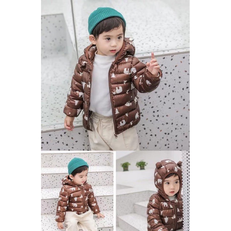 Áo phao siêu nhẹ cho bé 1-5t .Chất đẹp lên hình chuẩn fom