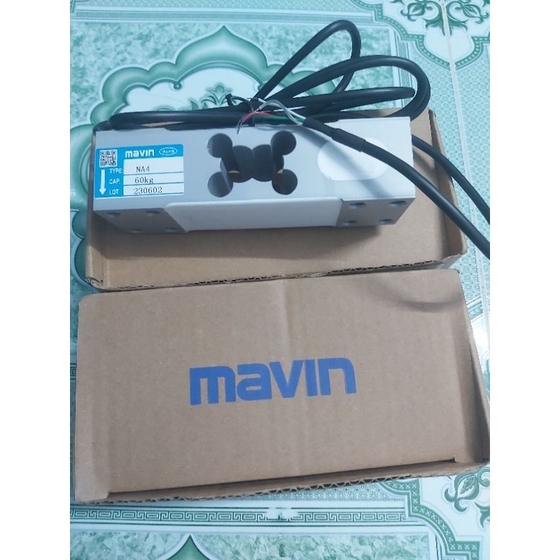 Mavin NA4 60kg, 100kg, 350kg, Xem Kích thước trên hình CẢM BIẾN LỰC CÂN ĐIỆN TỬ Loadcell Na4 dùng cho bàn cân 40×50cm.