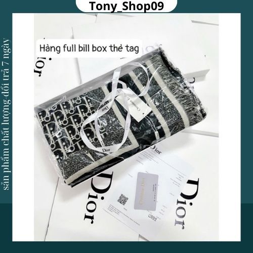 FULL BOX Khăn Dạ Cao Cấp Bản Vuông 1m4*1m4 Phong Cách Trẻ Trung, Phù Hợp Làm Quà Tặng