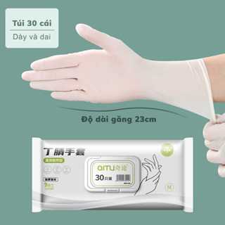 Bịch 30 Bao Tay (BT6), GăngTay Cao Su Làm Bếp Đa Năng, Tái Sử Dụng Nhiều Lần Thiết Kế Ôm Sát Thuận Lợi Cho Việc Cầm