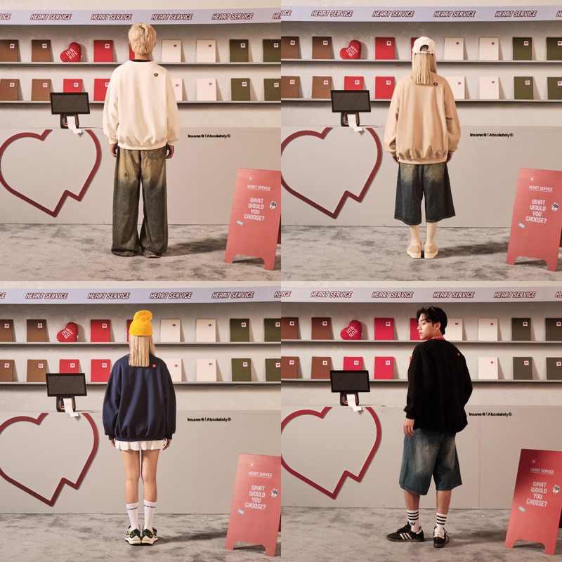 Áo Khoác INSANE | “Heart Service” Cardigan