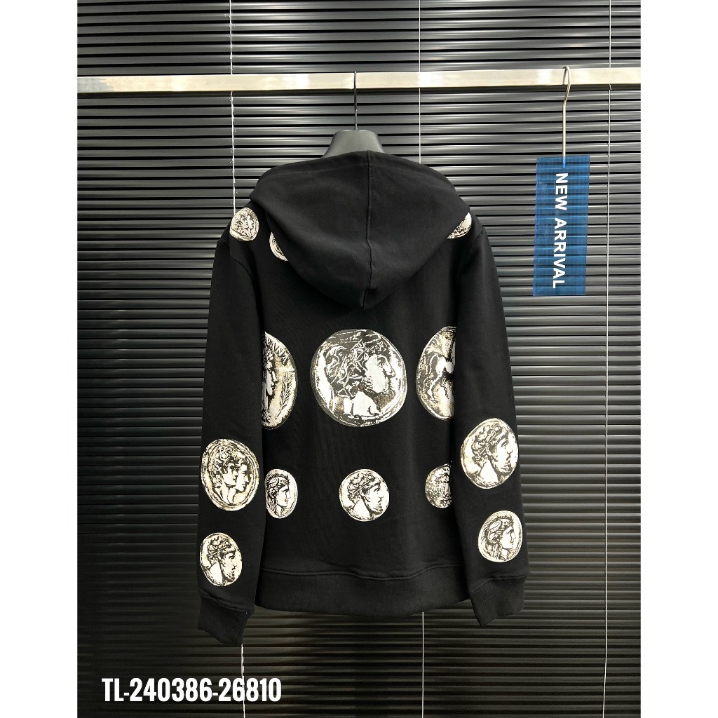 🔥Hot🔥Áo hoodie DG hình đồng xu thiết kế hot trend Nam Nữ Thu Đông 2023