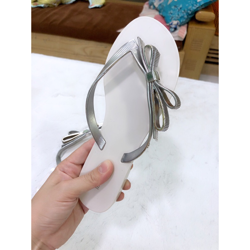 Dép sandal nữ nhựa thơm melissa, 2hand, size 37, new 95%