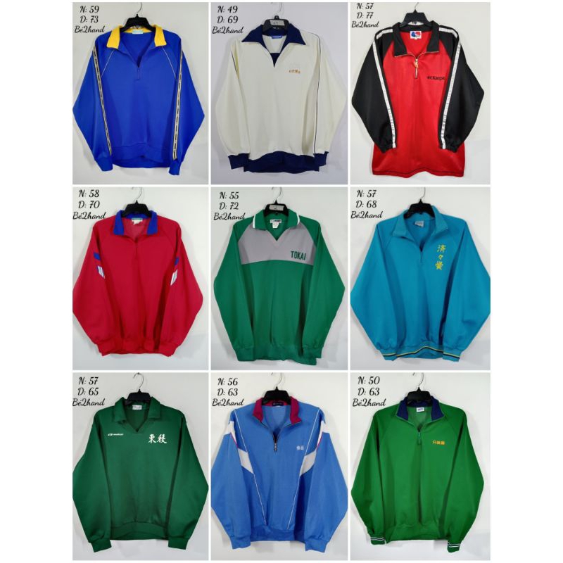 Sweater 2hand thể thao nhật