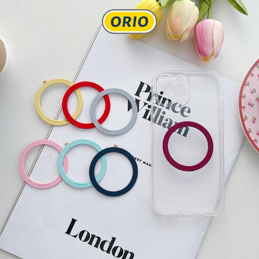 Miếng Dán Vòng Kim Loại Hít Nam Châm Sạc Không Dây Magsafe Thích Hợp cho iPhone ORIO - VMS01