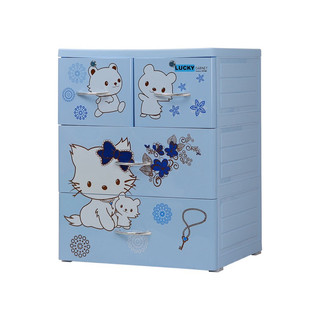 Tủ nhựa Việt Nhật 3 tầng 4 ngăn đựng quần áo cho bé mẫu mới nhất cao 75cm
