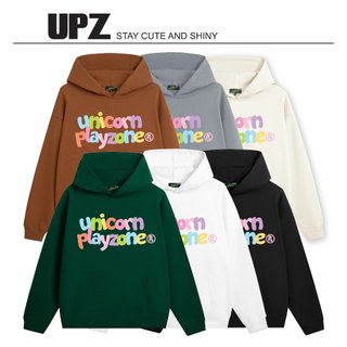 UPZ Áo Khoác Hoodie In Unicorn Play Zone Chữ Bảy Màu (6 Màu)