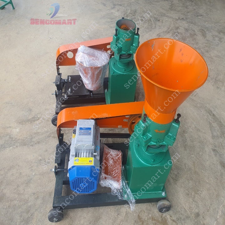 Máy Ép Cám Viên S160 3 rulo Phiên Bản Mới Chạy Dây Curoa Siêu Khỏe