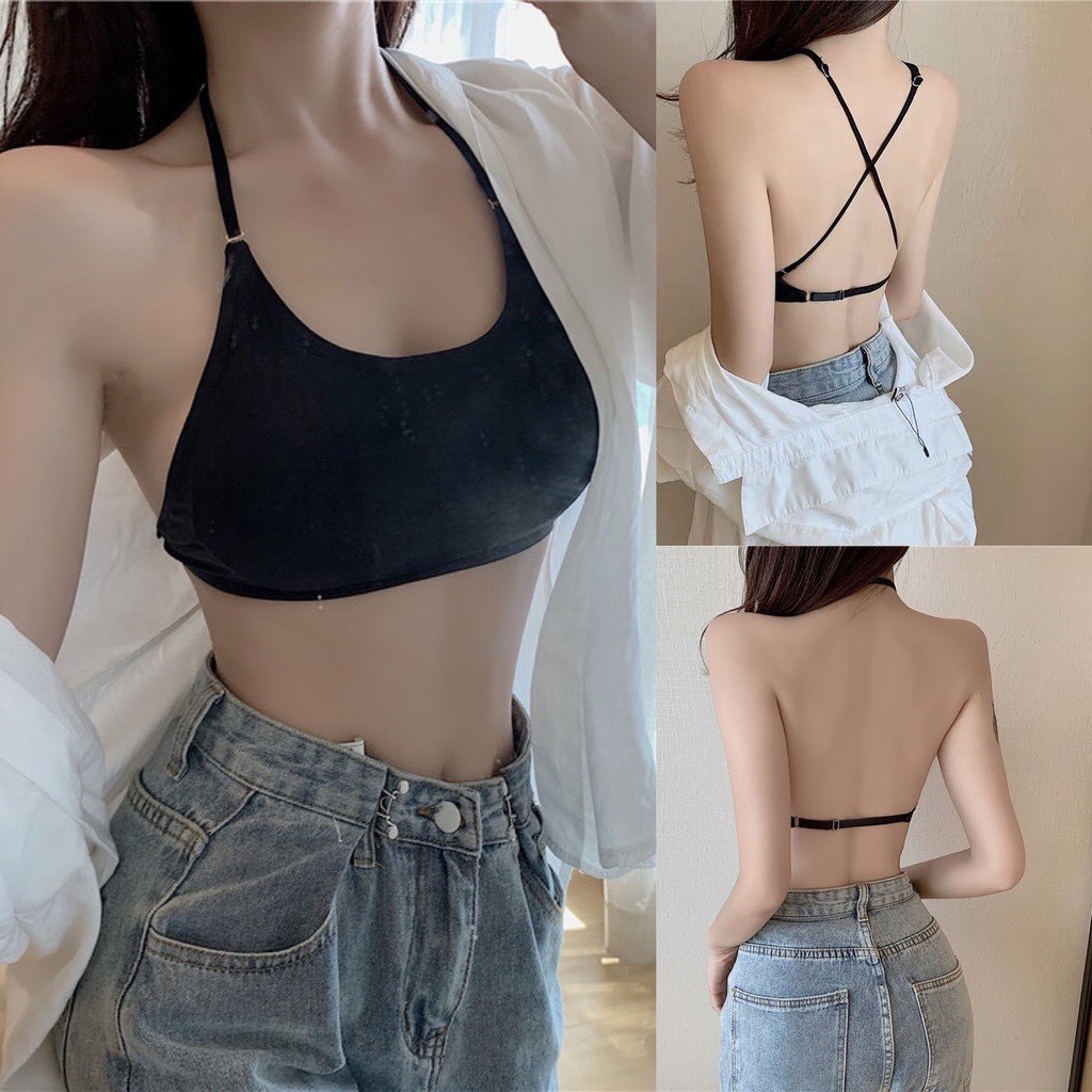 Áo Bra Nữ Chất Đúc Su Hở Lưng Chữ U 2 Dây Tạo Nhiều Kiểu Gợi Cảm Siêu Sexy 173