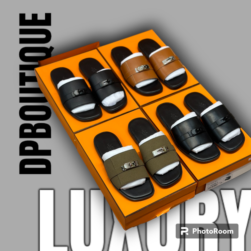 - Dép H.ermes Quai Ngang Khóa Cài 4 Màu Cao Cấp - Dép H.ermes Full Box