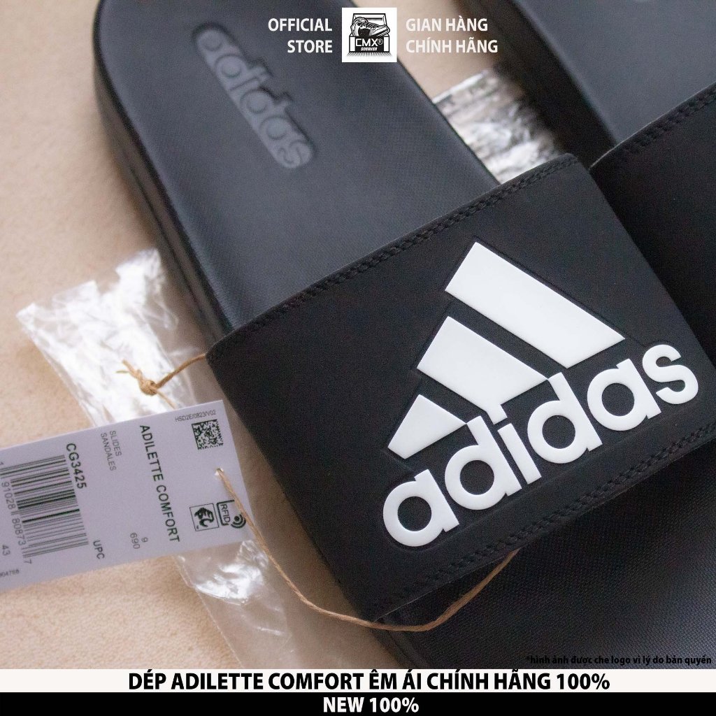 Dép 𝘼𝒅𝙞𝒅𝙖𝒔 Adilette Comfort 𝘾𝙃𝙄́𝙉𝙃 𝙃𝘼̃𝙉𝙂