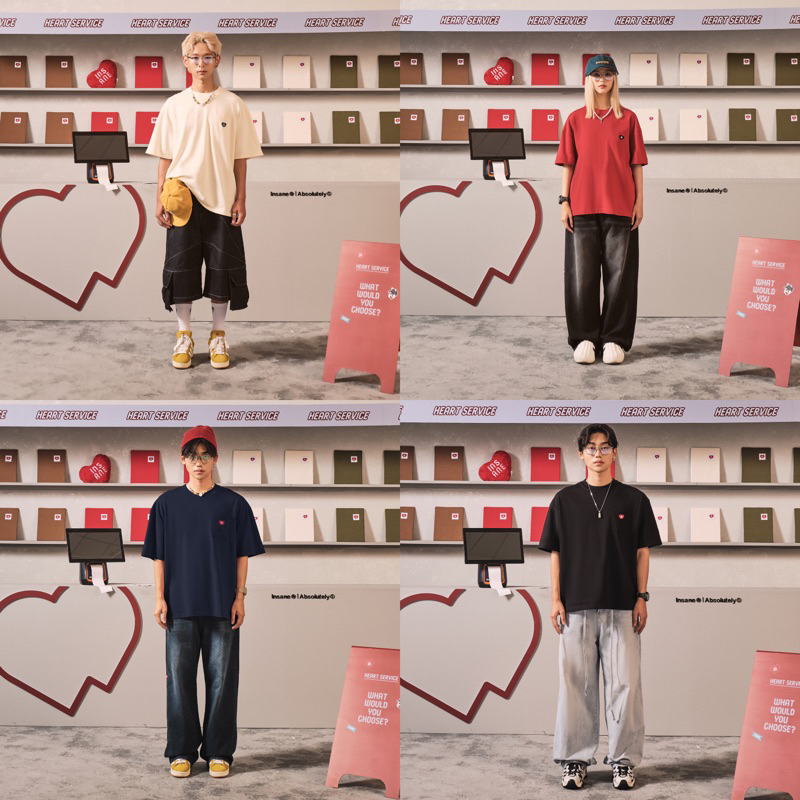 Áo Thun INSANE | “Heart Service” Pocket Tee