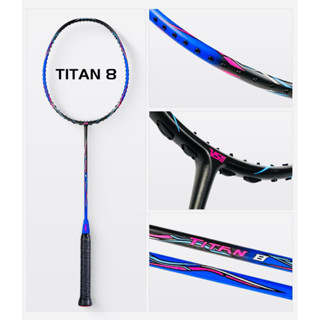 Vợt vs titan 8 hàng chính hãng căng sẵn 11kg max 15,6kg mua tặng cuốn cán và túi đựng bảo hành 3 tháng