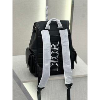 [ DPBoutique.hn ] - Balo D1or Da Màu Đen Họa Tiết Basic Cao Cấp - Balo D1or