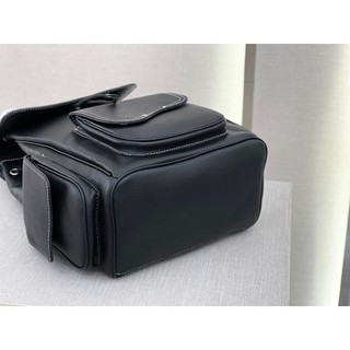 [ DPBoutique.hn ] - Balo D1or Da Màu Đen Họa Tiết Basic Cao Cấp - Balo D1or