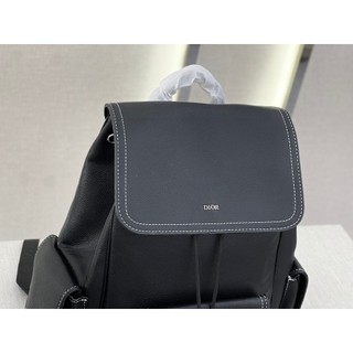 [ DPBoutique.hn ] - Balo D1or Da Màu Đen Họa Tiết Basic Cao Cấp - Balo D1or