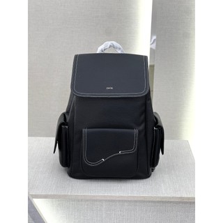 [ DPBoutique.hn ] - Balo D1or Da Màu Đen Họa Tiết Basic Cao Cấp - Balo D1or