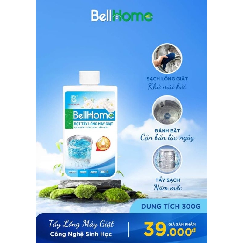 Nước Tẩy lồng máy giặt BELL HOME