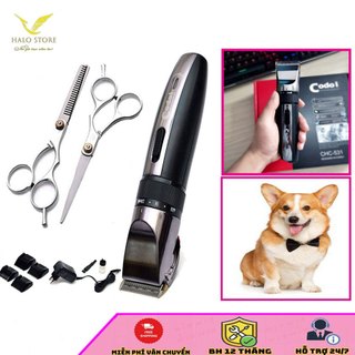 Tông Đơ Cắt Lông Chó Mèo CODOL 531 TẶNG Bộ Kéo Cắt - Máy Cắt Lông Thú Cưng Đa Năng