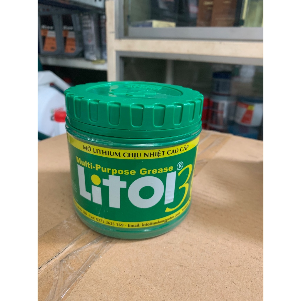 Mỡ Bò Chịu Nhiệt Cao Cấp LITOL 3 400G