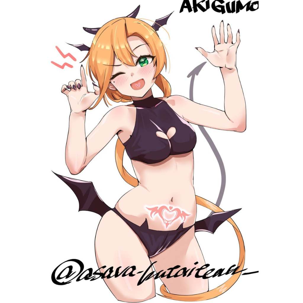 CHE TÊN SP - Lẻ 1 hình xăm dán DemonGirl