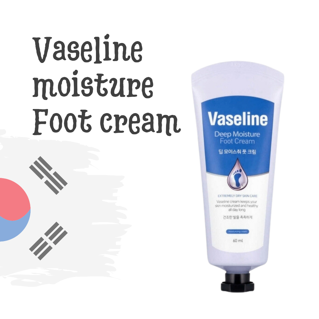 Kem dưỡng da chân Vaselin Hàn Quốc cho chân khô và nứt nẻ - Vaselin Deep Moisture Foot Cream