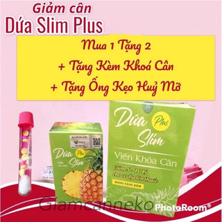    Tặng Ống Xơ Huỷ Mỡ + Khoá Cân   Giảm Cân Chuyên Sâu Dứa Slim Plus Bất Chấp Cơ Địa Lờn 