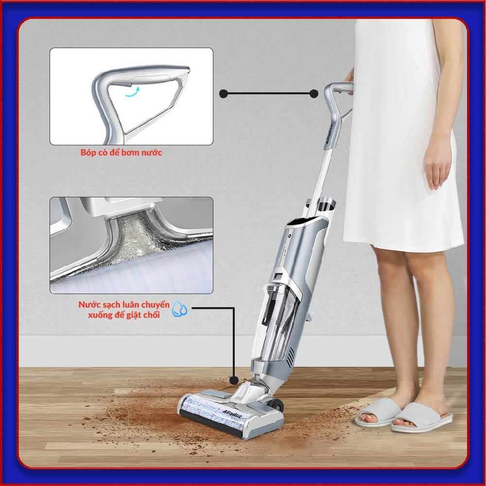 MÁY HÚT BỤI, LAU NHÀ KHÔ ƯỚT ALFABOT T-36