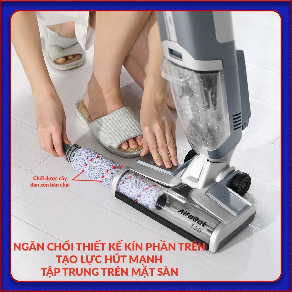 MÁY HÚT BỤI, LAU NHÀ KHÔ ƯỚT ALFABOT T-36