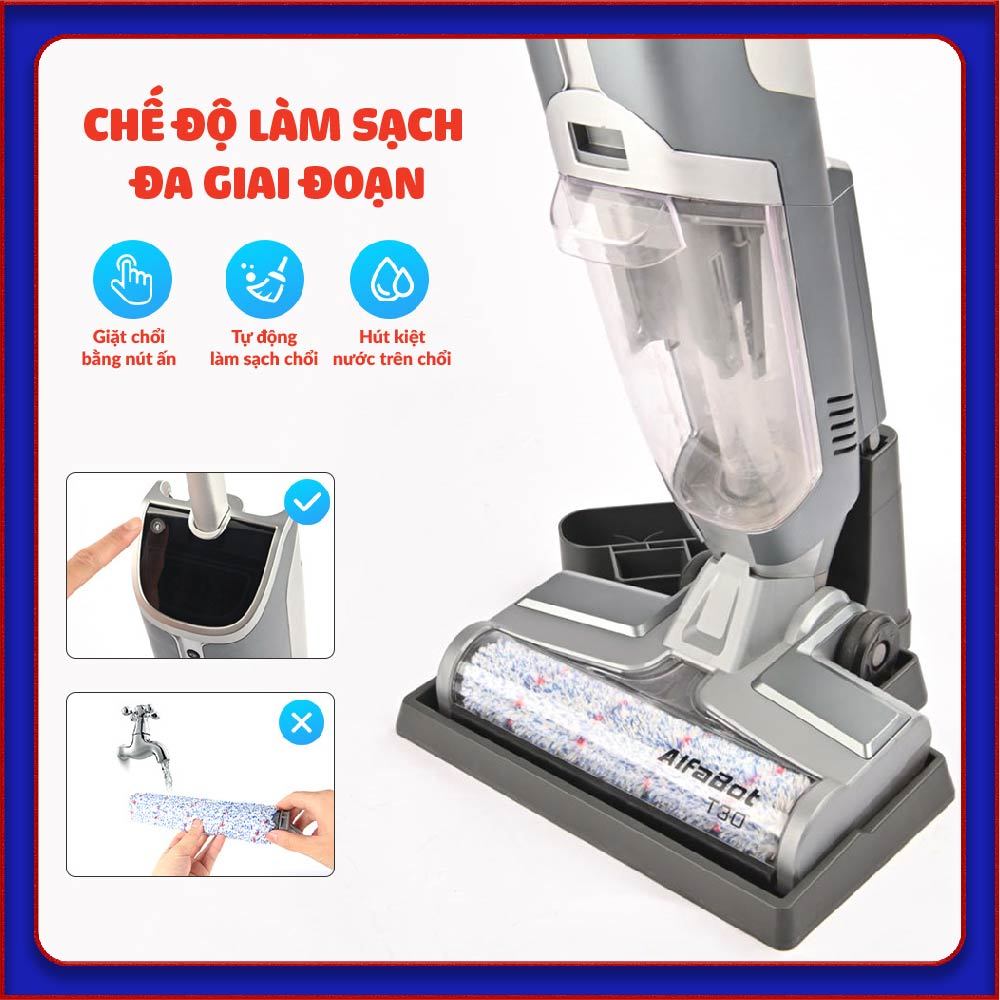 MÁY HÚT BỤI, LAU NHÀ KHÔ ƯỚT ALFABOT T-36