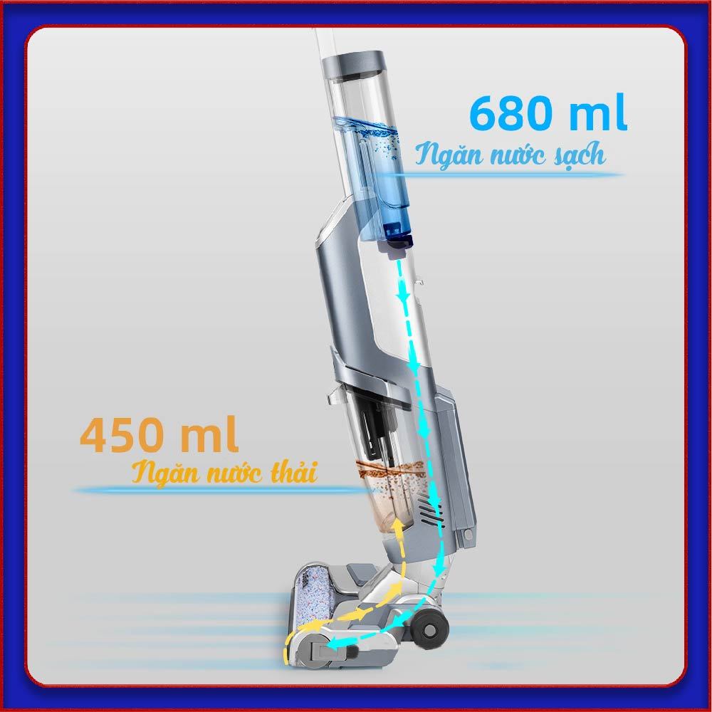 MÁY HÚT BỤI, LAU NHÀ KHÔ ƯỚT ALFABOT T-36