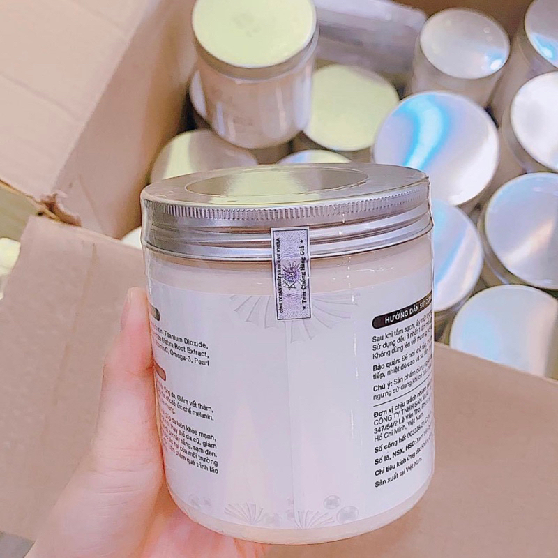 Kem body trắng da Body Milk không bết rít, dưỡng trắng da body sau 7 ngày