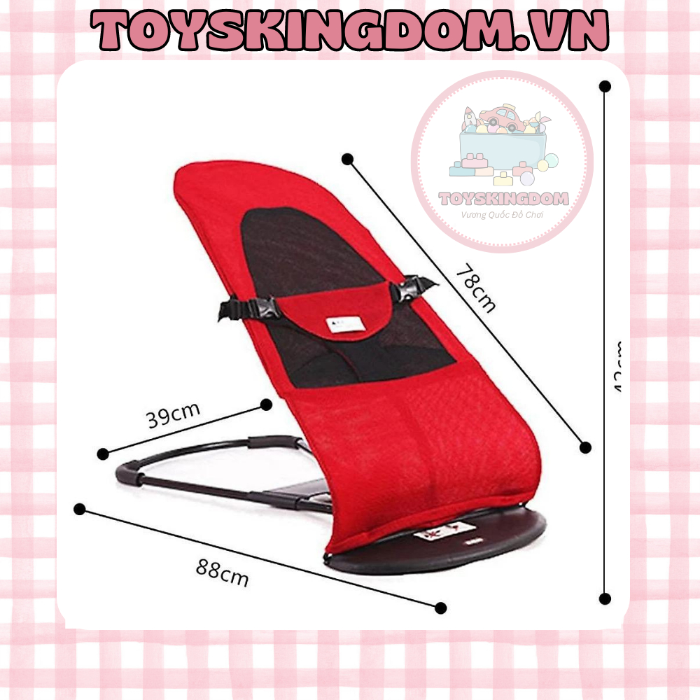 Ghế nhún cho bé đa năng bập bênh - loại tự rung có đồ chơi