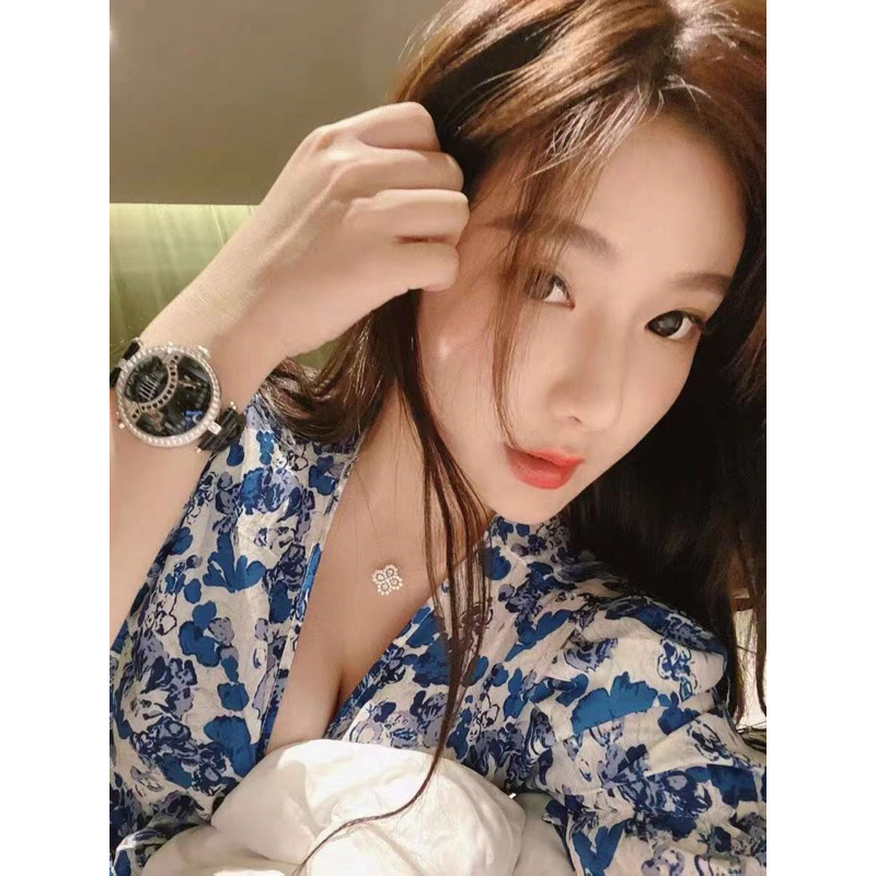 Dây chuyền và khuyên tai bạc S925 đá sáng xinh xắn