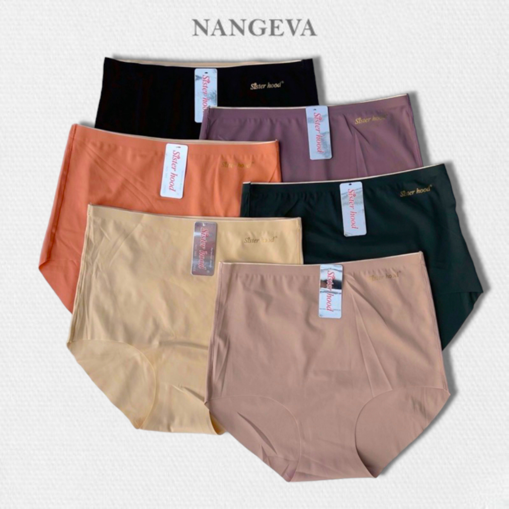 Quần lót không đường may cạp cao gen bụng Thái lan Sister hood mặc đầm body co giãn NANGEVA 985