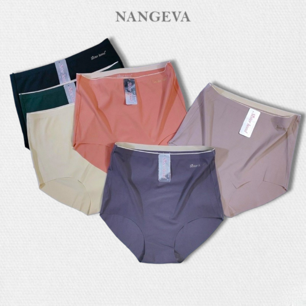 Quần lót không đường may cạp cao gen bụng Thái lan Sister hood mặc đầm body co giãn NANGEVA 985