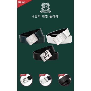 Thắt lưng da đánh golf malbon 2023 phong cách hàn quốc cho nam- golf belt