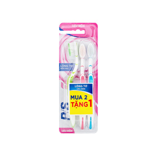 Combo 3 bàn chải đánh răng Lipzo Crystal Love-[ mua 2 tặng 1]