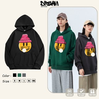 Áo hoodie nam nữ mặt cười unisex bigsize ullzang phom mũ to chất nỉ lót bông 2 lớp cao cấp dày dặn chống xù nhiều mầu
